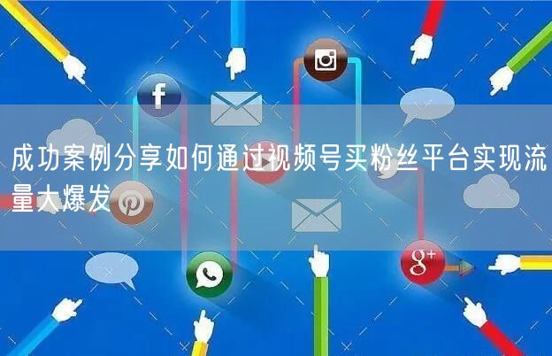 成功案例分享如何通过视频号买粉丝平台实现流量大爆发